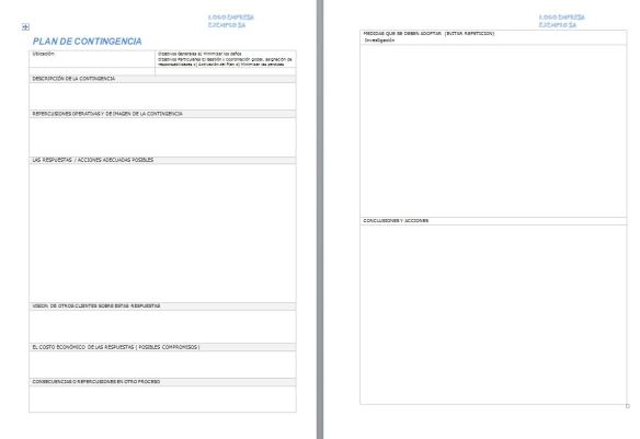 plan de contingencia